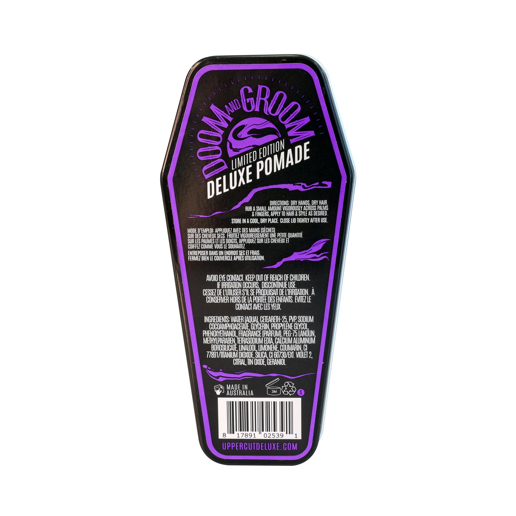 Uppercut Deluxe - Deluxe Pomade DOOM & GROOM Limited Edition 120g