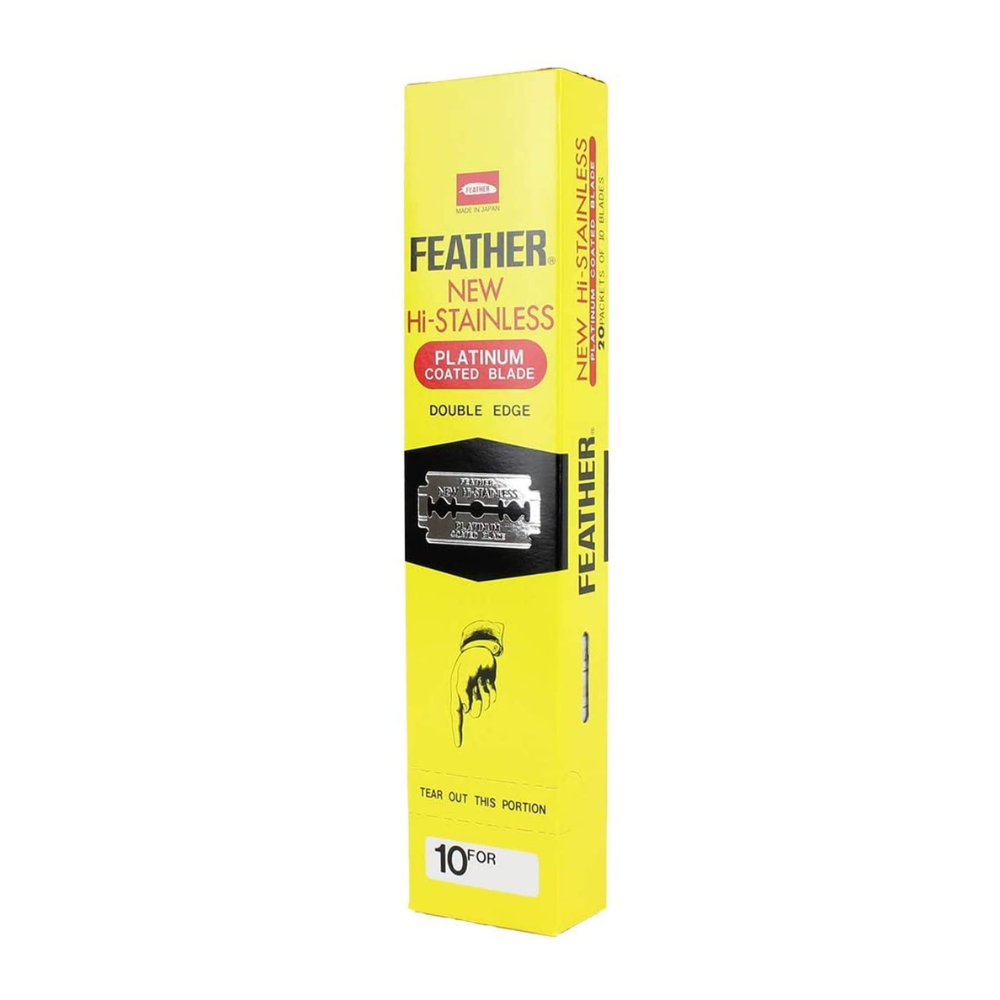 Feather New Hi-Stainless Double Edge Rasierklingen (10 Stk.)