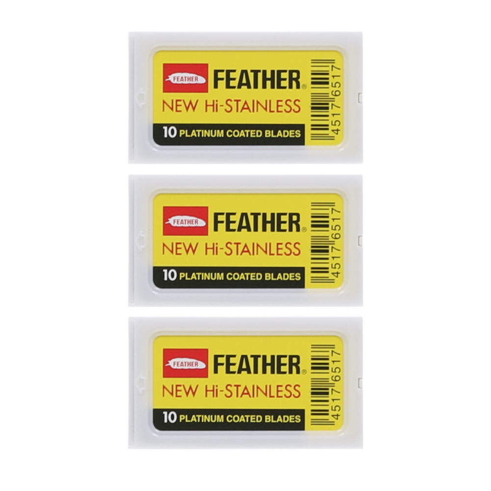 Feather New Hi-Stainless Double Edge Rasierklingen (10 Stk.)