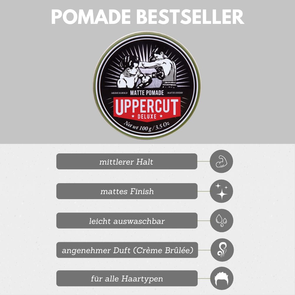 Uppercut Deluxe - Matte Pomade "Barber Size" 300g