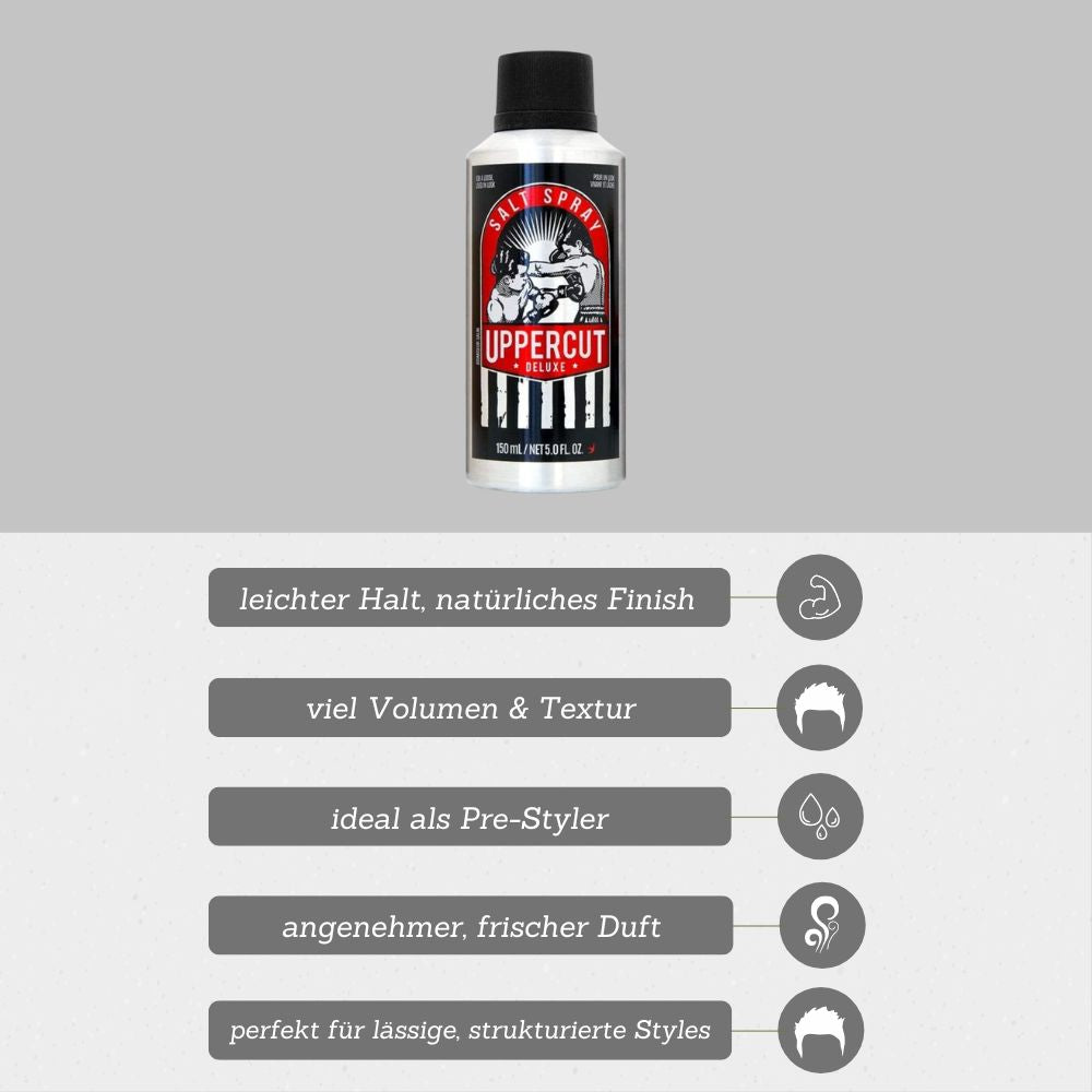 Uppercut Deluxe Salt Spray 150 ml - Textur-Spray