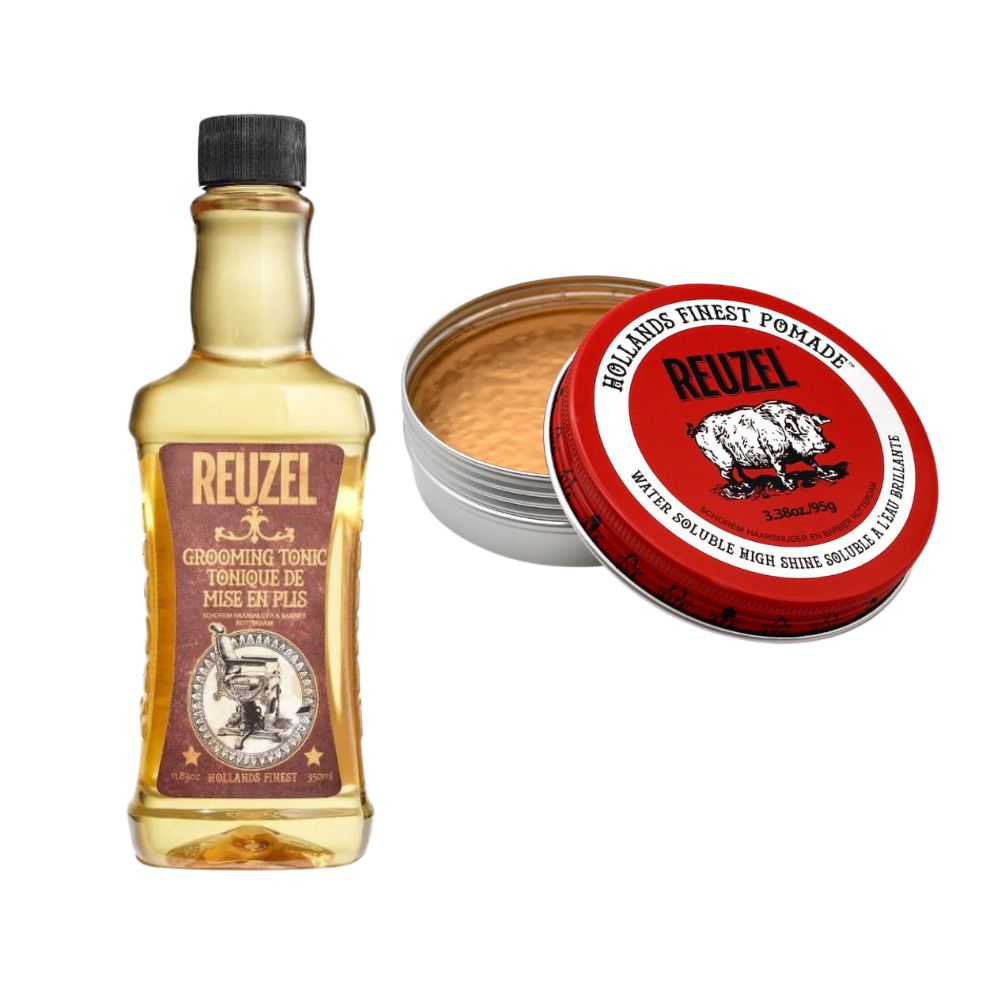 Reuzel Haarstyling Set - Pomade & Grooming Tonic