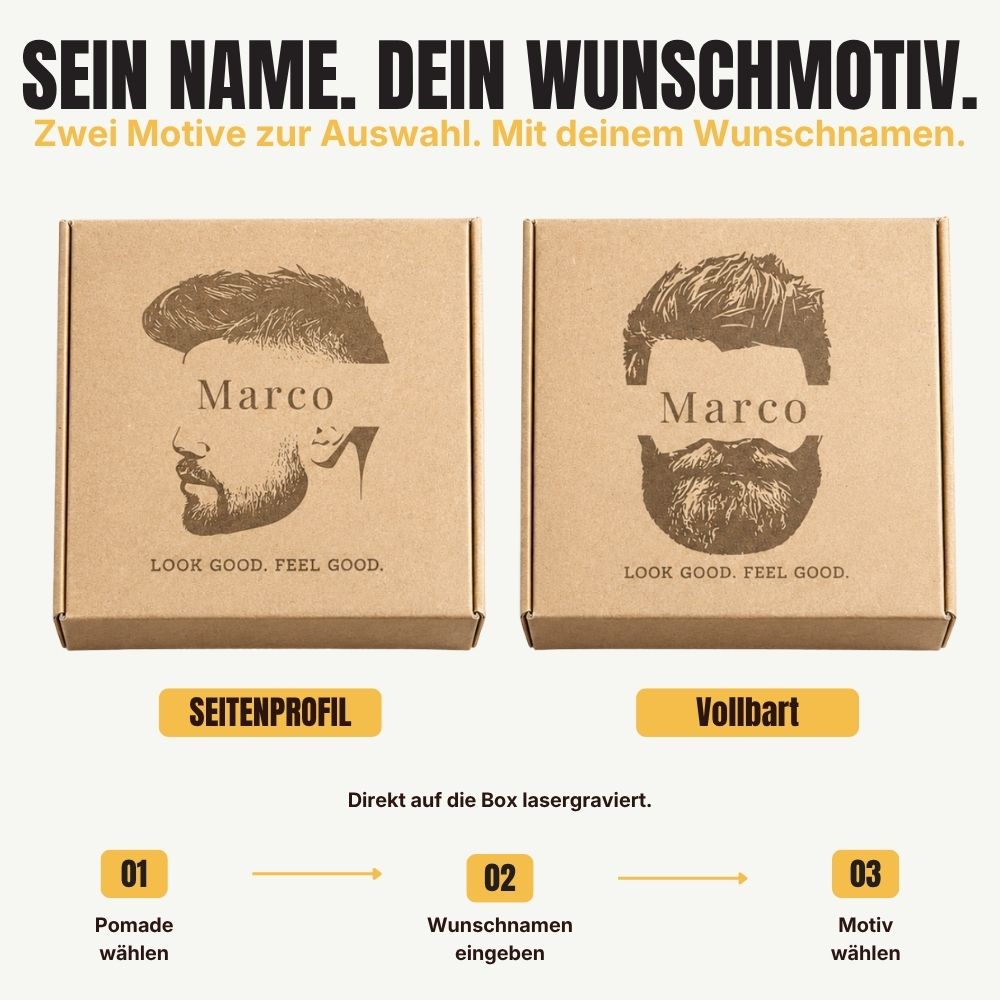 Reuzel Geschenkset personalisiert – Daily Shampoo & Pomade nach Wahl