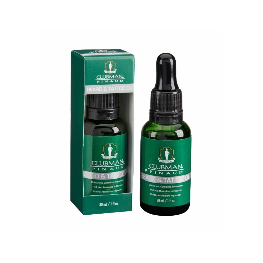 Clubman Pinaud - Beard and Tattoo Oil 30 ml- Bart- und Tattooöl