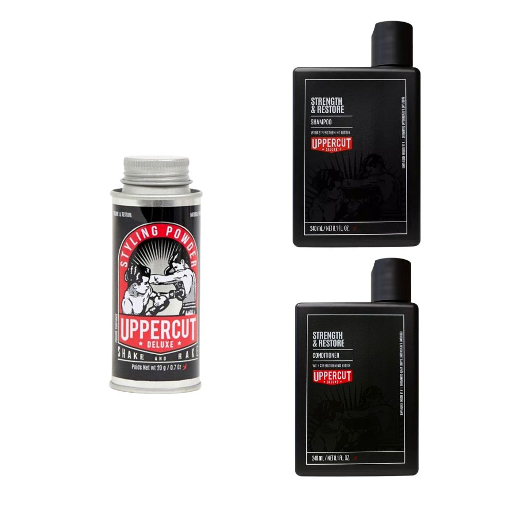 Uppercut Deluxe - Pomade, Shampoo & Conditioner Bundle | verschiedene Sets