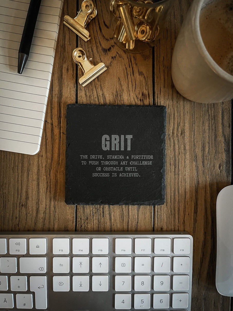 Motivation Untersetzer aus Schiefer GRIT