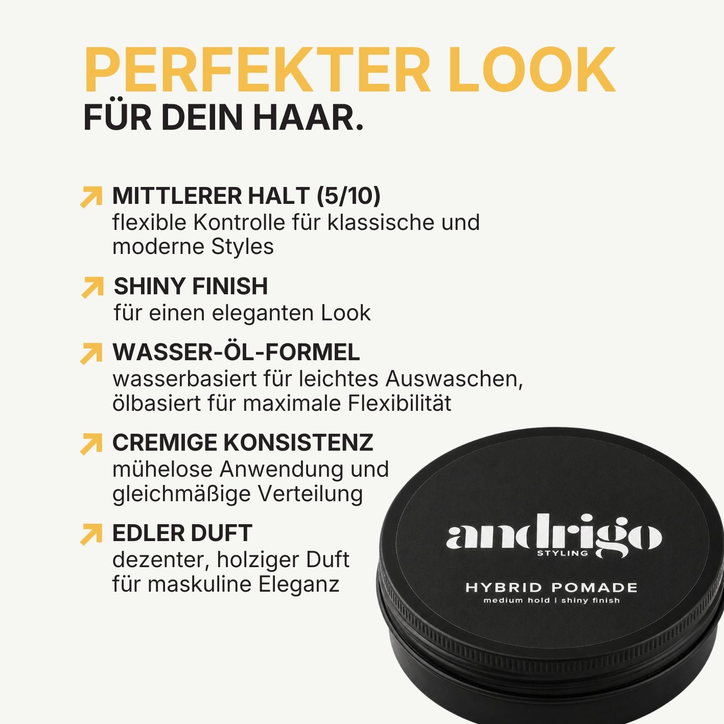 ANDRIGO Hybrid Pomade 100 ml