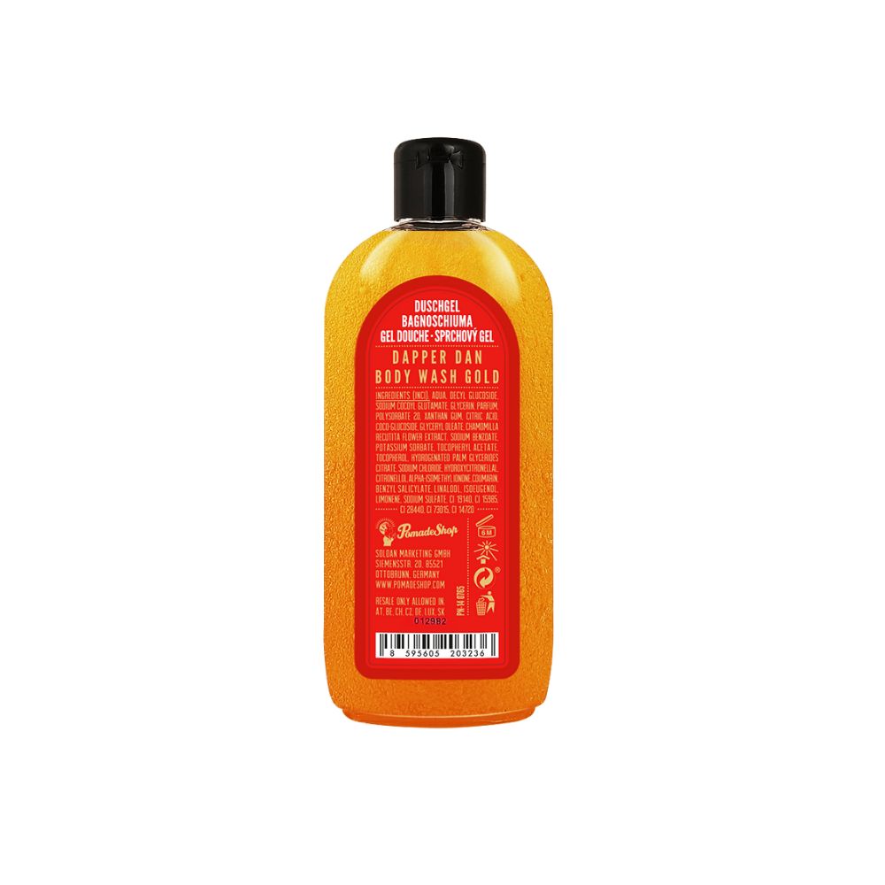 DAPPER DAN Body Wash Gold 250 ml - Shampoo & Duschgel