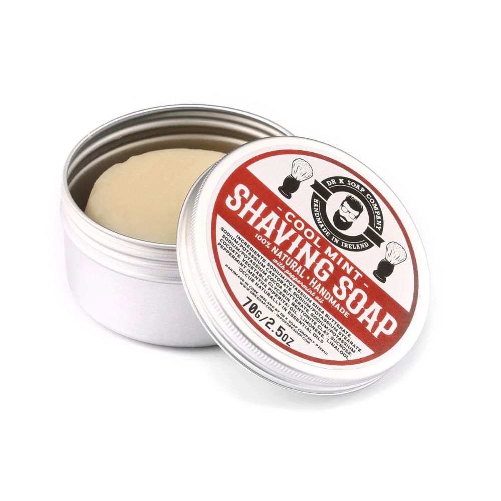 Dr K Soap Company Shaving Soap Cool Mint 70 g- Rasierseife