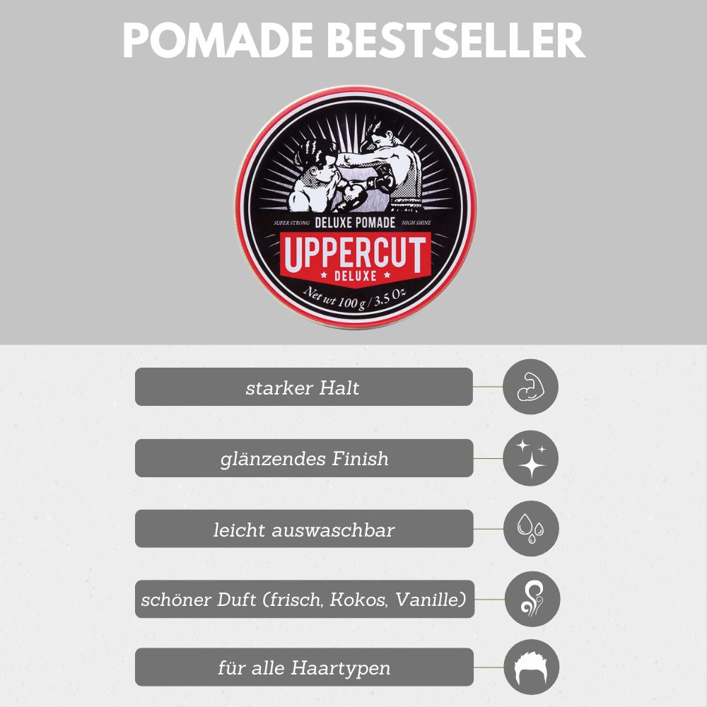 Uppercut Deluxe - Deluxe Pomade "Barber Size" 300g