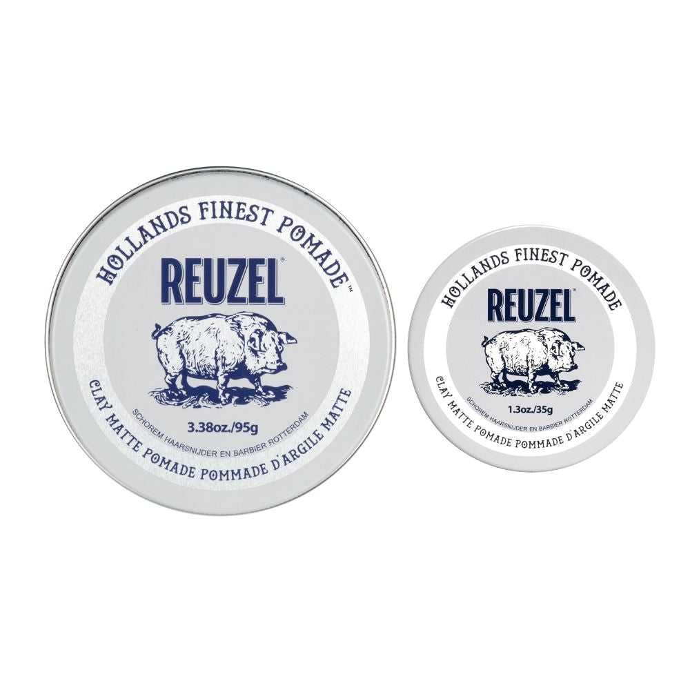 Reuzel 2er-Set - Clay Matte Pomade (95g + 35g)