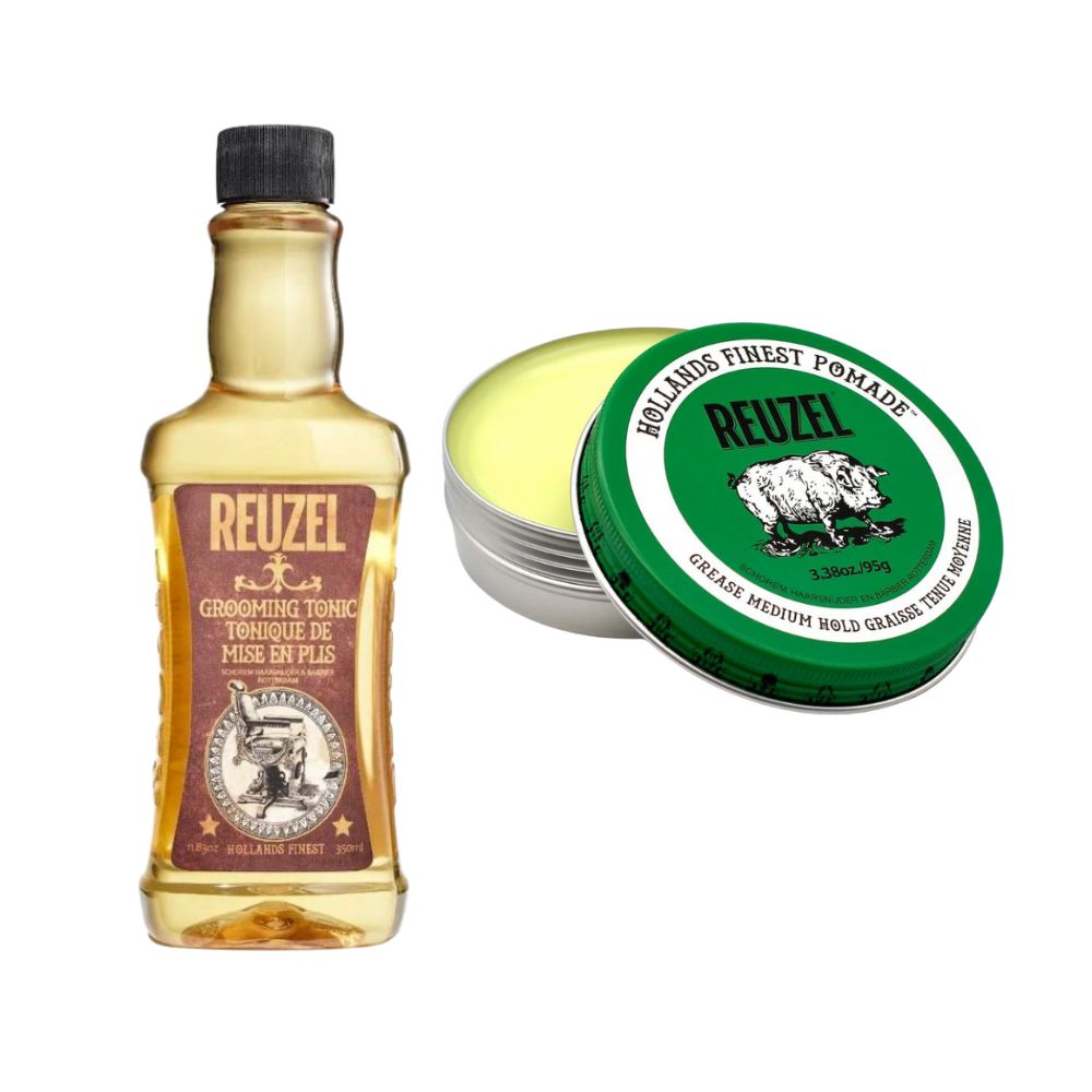 Reuzel Haarstyling Set - Pomade & Grooming Tonic
