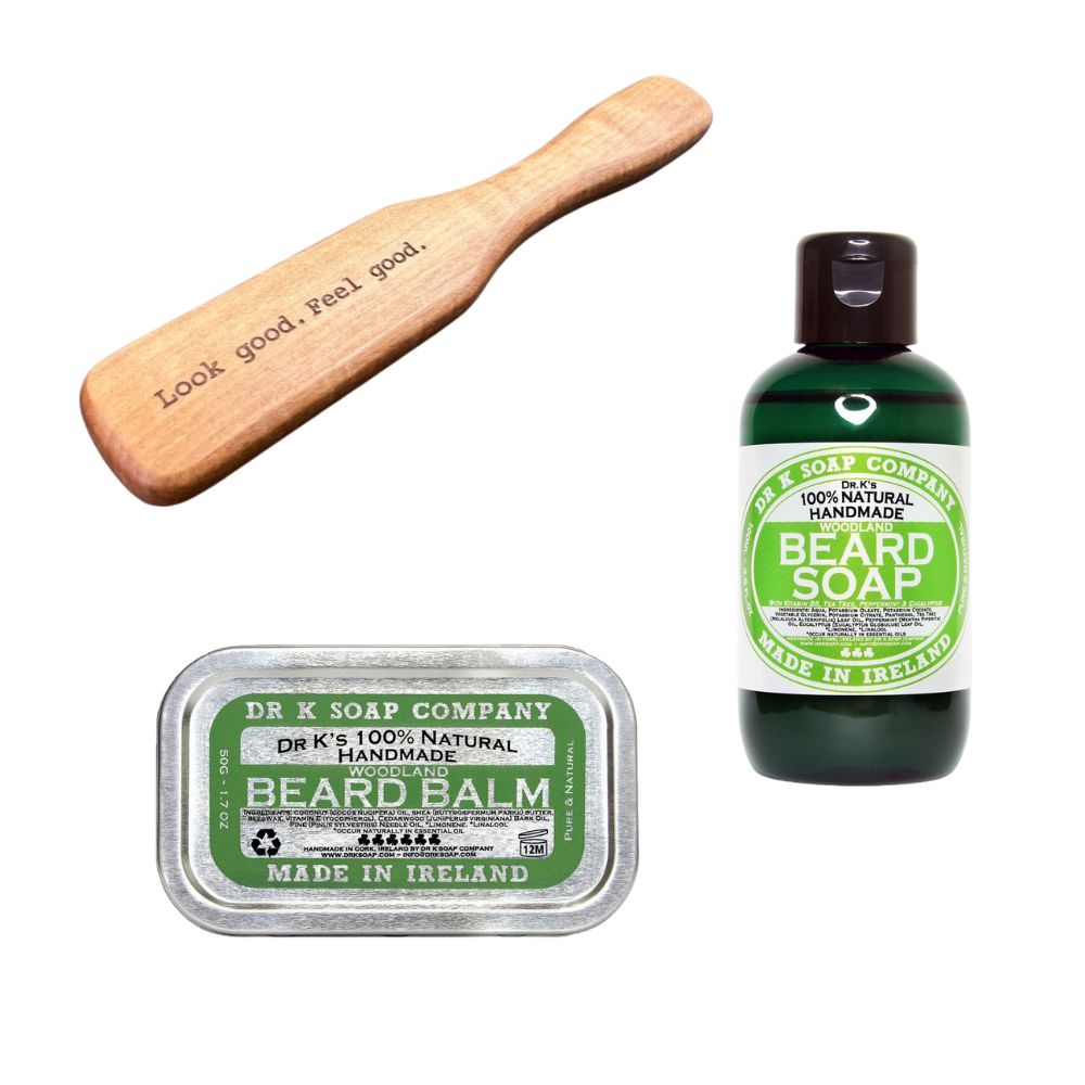 DR K SOAP COMPANY Bartpflegeset Woodland mit Bartbürste