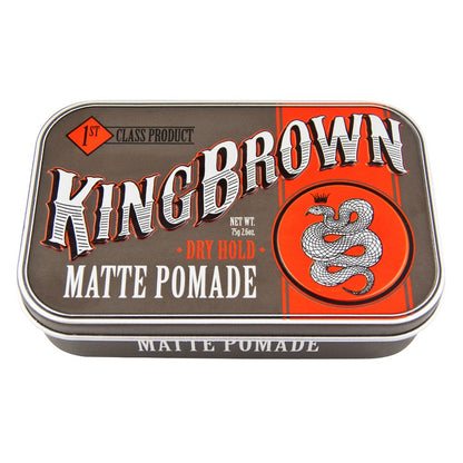 King Brown Matte Pomade-The Man Himself