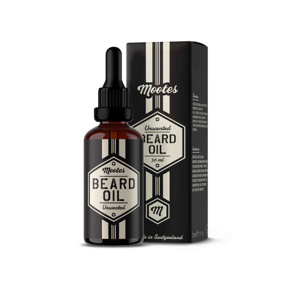 Mootes Beard Oil - Unscented 30ml - Bartöl