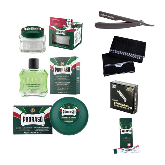 Proraso Nassrasur-Bundle (7-tlg.) Green Refresh
