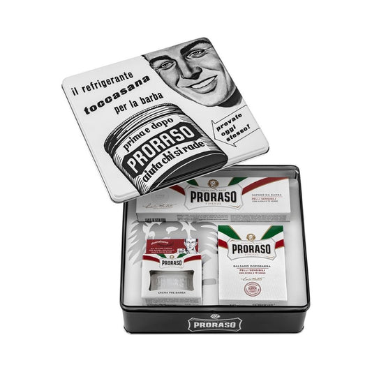 Proraso Vintage Selection Toccasana X3 White Sensitive - Rasierset