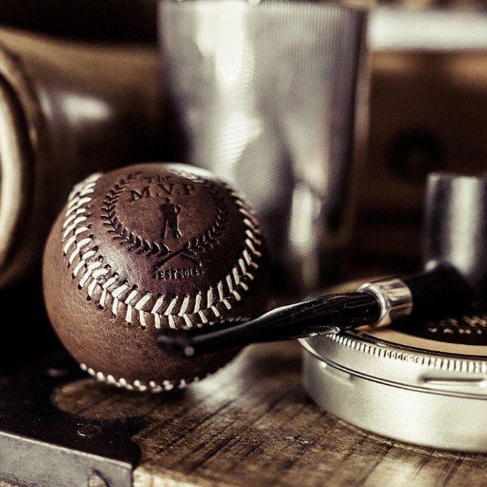 RETRO Heritage - Brauner Vintage Leder-Baseball