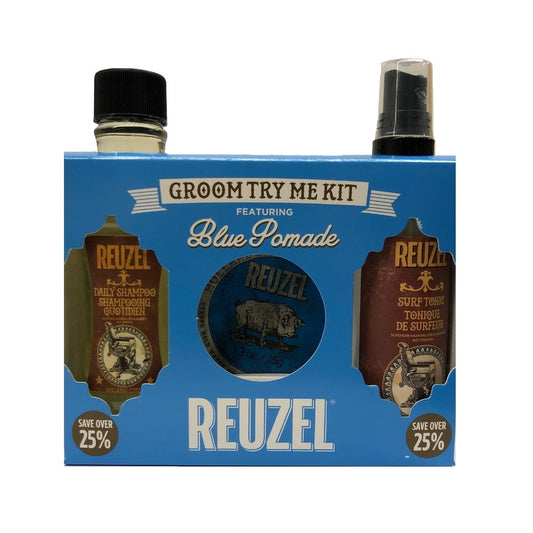 Reuzel Groom Try Me Kit - Blue Pomade - Haarstylingset