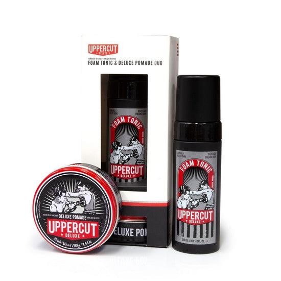 Uppercut Deluxe - Deluxe Pomade and Foam Tonic Duo