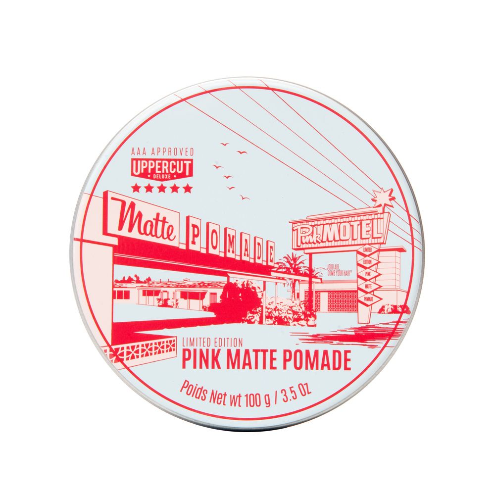 Uppercut Deluxe - Deluxe Pomade 100g + Uppercut Deluxe - Pink Matte Pomade Limited Edition 100g + Uppercut Deluxe Pocket Comb CT5 - Herrenkamm