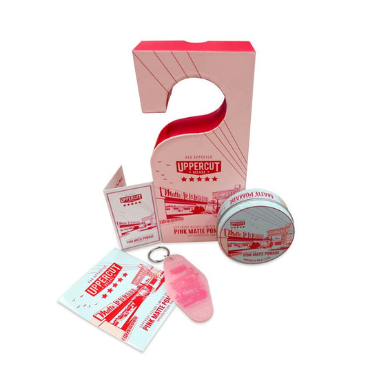 Uppercut Deluxe - Pink Matte Pomade Limited Edition | Collector Kit