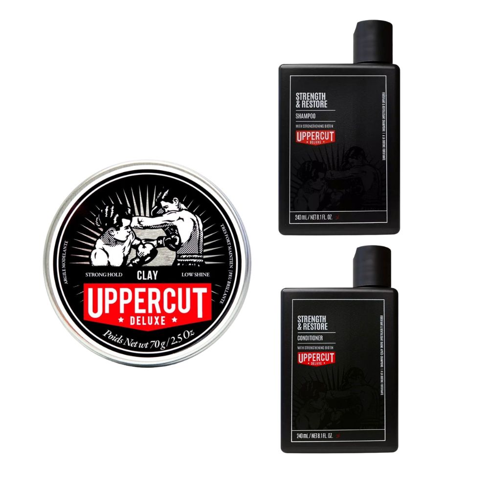 Uppercut Deluxe - Pomade, Shampoo & Conditioner Bundle | verschiedene Sets